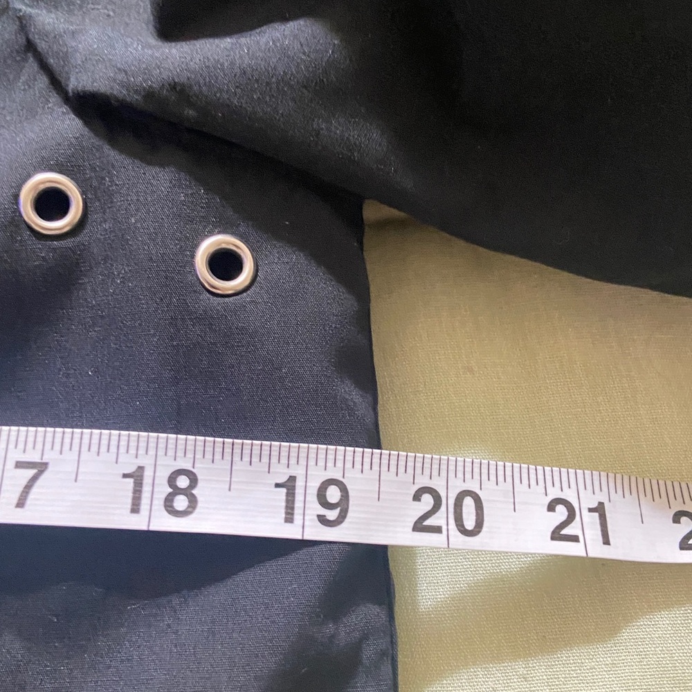 GAP VINTAGE BLACK MIDI TRENCH COAT - Picture 7 of 8